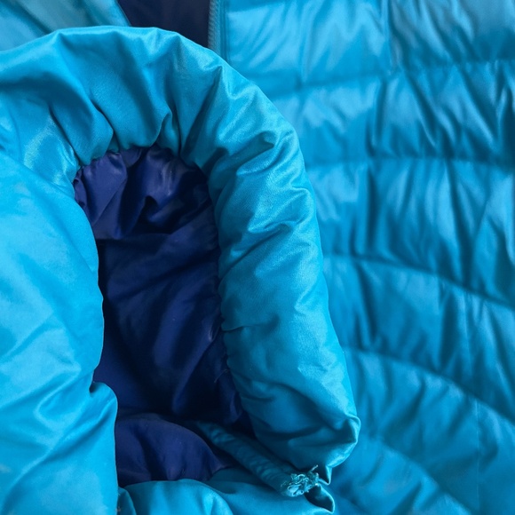 Lands End Down Puffer Quilted Jacket, Snaps & Zips, Petite Medium - Picture 10 of 10